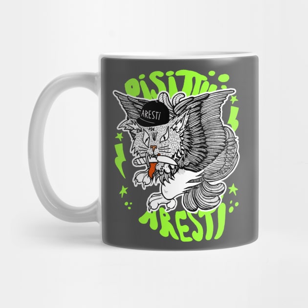 Flying Stray Cat Pisittu Aresti - by Miskel Design by miskel